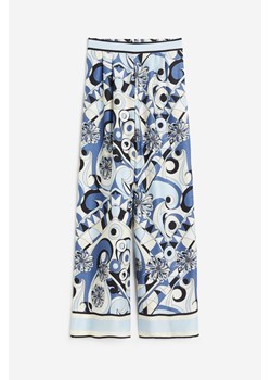 H & M - Szerokie spodnie - Niebieski ze sklepu H&M w kategorii Spodnie damskie - zdjęcie 173507266