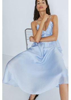 H & M - Sukienka z falbankami - Niebieski ze sklepu H&M w kategorii Sukienki - zdjęcie 173507275