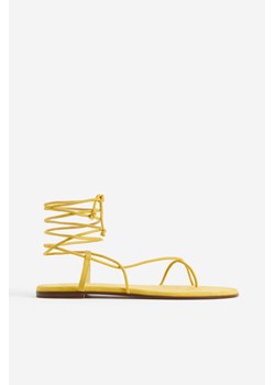 H & M - Sandały gladiatorki - Żółty ze sklepu H&M w kategorii Sandały damskie - zdjęcie 173507317