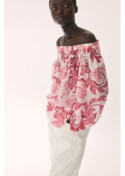H & M - Bluzka z odkrytymi ramionami - Biały ze sklepu H&M w kategorii Bluzki damskie - zdjęcie 173507348