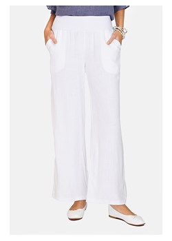 Le Jardin du Lin Spodnie w kolorze białym ze sklepu Limango Polska w kategorii Spodnie damskie - zdjęcie 173508908