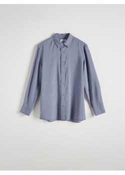 Reserved - Koszula regular fit z modalu - granatowy ze sklepu Reserved w kategorii Koszule męskie - zdjęcie 173510298