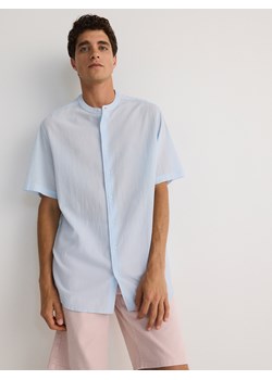 Reserved - Koszula comfort ze stójką - jasnoniebieski ze sklepu Reserved w kategorii Koszule męskie - zdjęcie 173510696