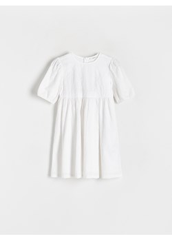 Reserved - Sukienka z kwiatowym wzorem - złamana biel ze sklepu Reserved w kategorii Sukienki dziewczęce - zdjęcie 173511357