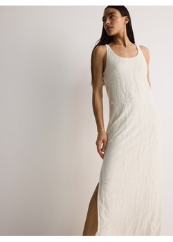 Reserved - Sukienka maxi ze strukturalnej dzianiny - złamana biel ze sklepu Reserved w kategorii Sukienki - zdjęcie 173511646
