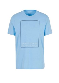 t-shirt męski armani exchange 3dzthb zj8ez niebieski ze sklepu Royal Shop w kategorii T-shirty męskie - zdjęcie 173512857