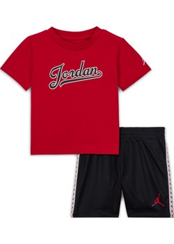 Zestaw ze spodenkami z siateczki dla niemowląt Jordan MJ Flight MVP (12–24 M) - Czerń ze sklepu Nike poland w kategorii Odzież dla niemowląt - zdjęcie 173513339