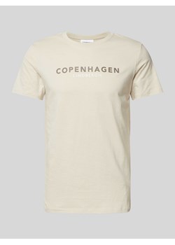 T-shirt z nadrukiem z logo model ‘Copenhagen’ ze sklepu Peek&Cloppenburg  w kategorii T-shirty męskie - zdjęcie 173513879