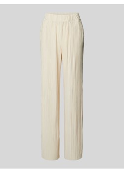 Spodnie materiałowe z plisami model ‘ELLIE’ ze sklepu Peek&Cloppenburg  w kategorii Spodnie damskie - zdjęcie 173514125