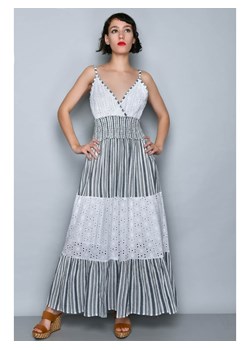 H.H.G. Sukienka w kolorze biało-antracytowym ze sklepu Limango Polska w kategorii Sukienki - zdjęcie 173514246