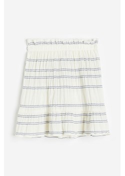 H & M - Spódnica z żakardowej tkaniny - Biały ze sklepu H&M w kategorii Spódnice dziewczęce - zdjęcie 173514337