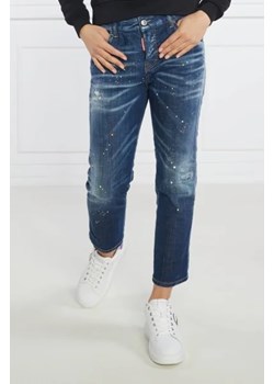 Dsquared2 Jeansy Cool Girl Crop Jeans | Regular Fit ze sklepu Gomez Fashion Store w kategorii Jeansy damskie - zdjęcie 173515975
