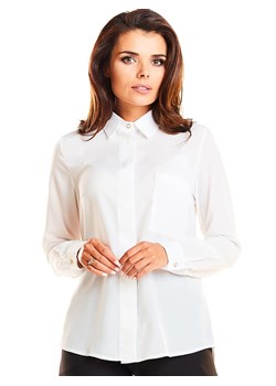 Awama Bluzka w kolorze białym ze sklepu Limango Polska w kategorii Koszule damskie - zdjęcie 173516906