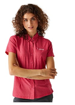 Regatta Koszula funkcyjna &quot;Travel Packaway&quot; w kolorze różowym ze sklepu Limango Polska w kategorii Bluzki damskie - zdjęcie 173517227