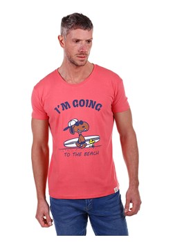 The Time of Bocha Koszulka w kolorze koralowym ze sklepu Limango Polska w kategorii T-shirty męskie - zdjęcie 173517258