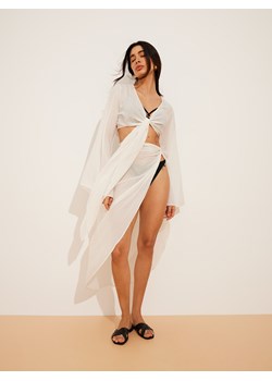 Mohito - Spódnica plażowa z modalu - biały ze sklepu Mohito w kategorii Odzież plażowa - zdjęcie 173518127