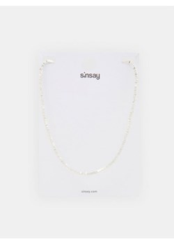 Sinsay - Naszyjnik - srebrny ze sklepu Sinsay w kategorii Naszyjniki - zdjęcie 173520206