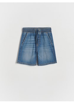 Reserved - Jeansowe szorty - niebieski ze sklepu Reserved w kategorii Spodenki chłopięce - zdjęcie 173521097