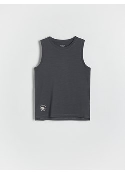 Reserved - T-shirt bez rękawów - ciemnoszary ze sklepu Reserved w kategorii T-shirty chłopięce - zdjęcie 173521169