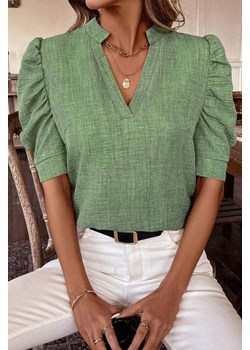 Bluzka RIPOELSA GREEN ze sklepu Ivet Shop w kategorii Bluzki damskie - zdjęcie 173521777