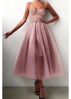 Sukienka BRIDELA PUDRA ze sklepu Ivet Shop w kategorii Sukienki - zdjęcie 173521779