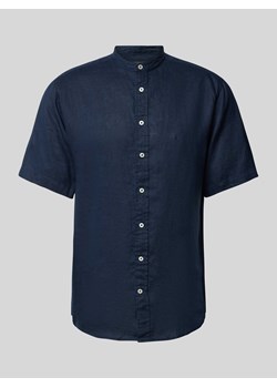 Koszula casualowa o kroju regular fit z lnu z kołnierzykiem typu kent model ‘Summer’ ze sklepu Peek&Cloppenburg  w kategorii Koszule męskie - zdjęcie 173521876