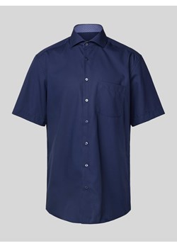 Koszula biznesowa o kroju modern fit z kieszenią na piersi ze sklepu Peek&Cloppenburg  w kategorii Koszule męskie - zdjęcie 173521916
