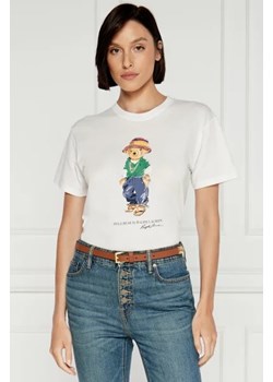 POLO RALPH LAUREN T-shirt BEACH BEAR | Regular Fit ze sklepu Gomez Fashion Store w kategorii Bluzki damskie - zdjęcie 173522075