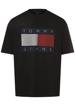 Tommy Jeans Koszulka męska Mężczyźni Bawełna czarny nadruk ze sklepu vangraaf w kategorii T-shirty męskie - zdjęcie 173522467