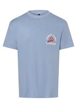Tommy Jeans Koszulka męska Mężczyźni Bawełna jasnoniebieski nadruk ze sklepu vangraaf w kategorii T-shirty męskie - zdjęcie 173522468
