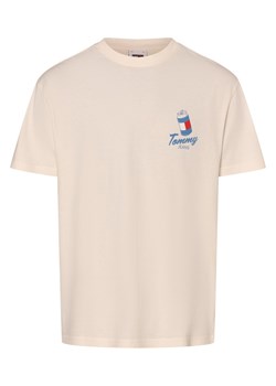 Tommy Jeans Koszulka męska Mężczyźni Bawełna écru nadruk ze sklepu vangraaf w kategorii T-shirty męskie - zdjęcie 173522469