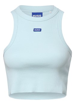 HUGO BLUE Top damski - Baby Tank_B Kobiety Bawełna jasnoniebieski jednolity - id: 706860-0001-09940 - marki Hugo Blue - 173522516 HUGO BLUE Top damski - Baby Tank_B Kobiety Bawełna jasnoniebieski jednolity ze sklepu vangraaf w kategorii Bluzki damskie - zdjęcie 173522516