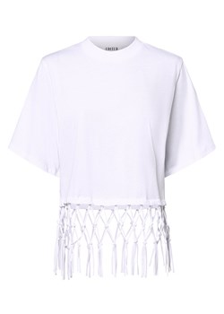 EDITED Koszulka damska - Enissa Kobiety Bawełna biały jednolity ze sklepu vangraaf w kategorii Bluzki damskie - zdjęcie 173522536