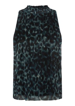 zero Top damski Kobiety Sztuczne włókno petrol wzorzysty ze sklepu vangraaf w kategorii Bluzki damskie - zdjęcie 173522546
