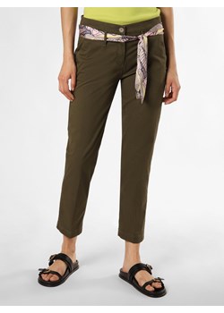 BRAX Spodnie Kobiety Bawełna khaki jednolity ze sklepu vangraaf w kategorii Spodnie damskie - zdjęcie 173522557