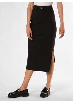 Calvin Klein Jeans Spódnica damska Kobiety czarny jednolity ze sklepu vangraaf w kategorii Spódnice - zdjęcie 173522566