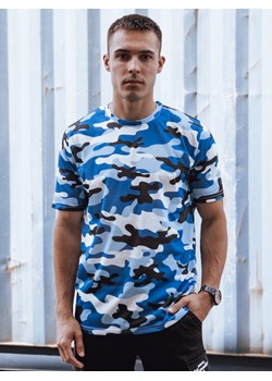 Koszulka męska moro indygo Dstreet RX5593 ze sklepu DSTREET.PL w kategorii T-shirty męskie - zdjęcie 173522725