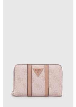 Guess portfel NOREEN damski kolor różowy SWSG90 00400 ze sklepu ANSWEAR.com w kategorii Portfele damskie - zdjęcie 173523875