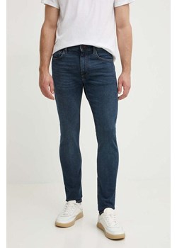 Tommy Hilfiger jeansy męskie kolor granatowy MW0MW35722 ze sklepu ANSWEAR.com w kategorii Jeansy męskie - zdjęcie 173523919
