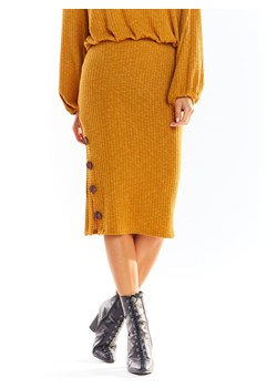 Awama Spódnica w kolorze jasnobrązowym ze sklepu Limango Polska w kategorii Spódnice - zdjęcie 173524698