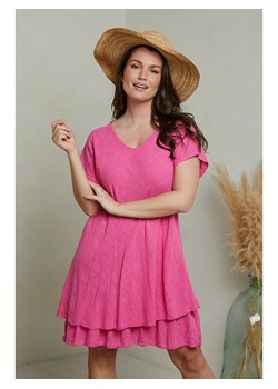 Curvy Lady Sukienka w kolorze różowym ze sklepu Limango Polska w kategorii Sukienki - zdjęcie 173524805