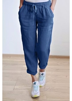 Spodnie TELMORSA BLUE ze sklepu Ivet Shop w kategorii Spodnie damskie - zdjęcie 173527347