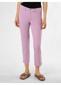 MAC Spodnie - Melanie Kobiety Bawełna bzowy jednolity ze sklepu vangraaf w kategorii Spodnie damskie - zdjęcie 173527528