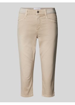 Spodnie capri z elastycznym pasem model ‘Anna’ ze sklepu Peek&Cloppenburg  w kategorii Spodnie damskie - zdjęcie 173532385