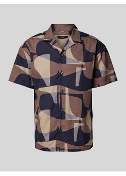 Koszula casualowa o kroju slim fit z kołnierzem z połami model ‘BLACARNABY’ ze sklepu Peek&Cloppenburg  w kategorii Koszule męskie - zdjęcie 173532535
