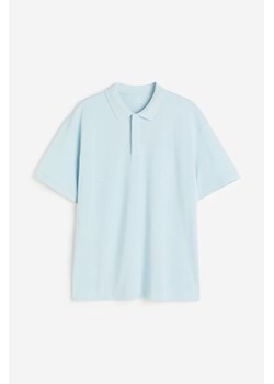 H & M - Top polo z piki Relaxed Fit - Niebieski ze sklepu H&M w kategorii T-shirty męskie - zdjęcie 173532739