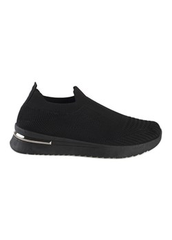 Czarne wsuwane buty sportowe ze sklepu ButyModne.pl w kategorii Buty sportowe damskie - zdjęcie 173532875