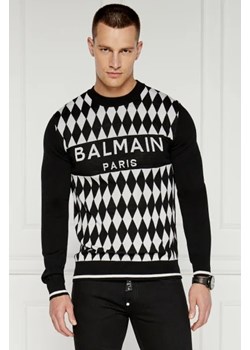 Balmain Wełniany sweter JACQUARD ze sklepu Gomez Fashion Store w kategorii Swetry męskie - zdjęcie 173533578