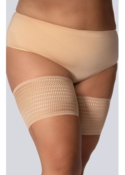Opaski na uda przeciw otarciom plus size jasnobeżowe Diamond, Kolor jasnobeżowy, Rozmiar 5/6, Mona Queen Size ze sklepu Primodo w kategorii Rajstopy - zdjęcie 173533758