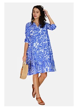 ASSUILI Sukienka w kolorze biało-niebieskim ze sklepu Limango Polska w kategorii Sukienki - zdjęcie 173535075